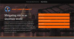 Desktop Screenshot of kingsknightgroup.com