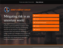Tablet Screenshot of kingsknightgroup.com